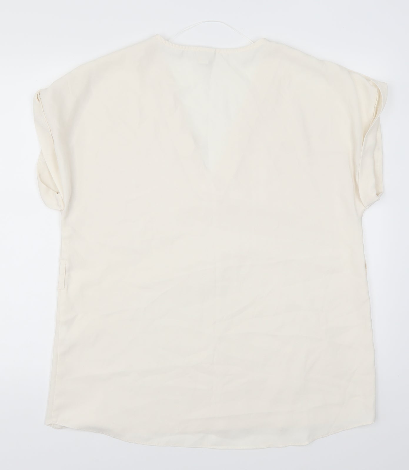 River Island Womens White   Basic T-Shirt Size 16  - Cream