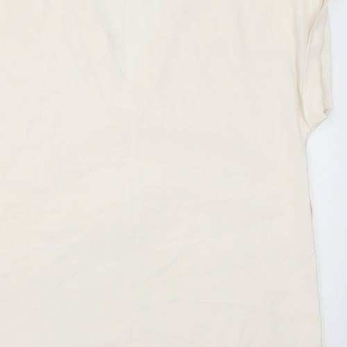 River Island Womens White   Basic T-Shirt Size 16  - Cream