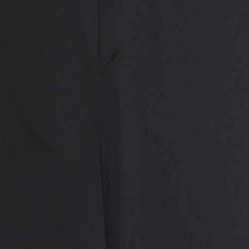 Augusta Womens Black   Cropped Trousers Size L L23 in