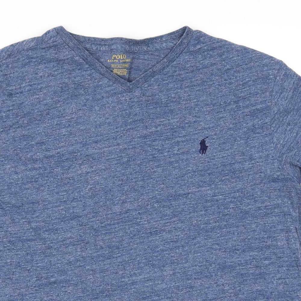 Ralph Lauren Mens Blue    T-Shirt Size M