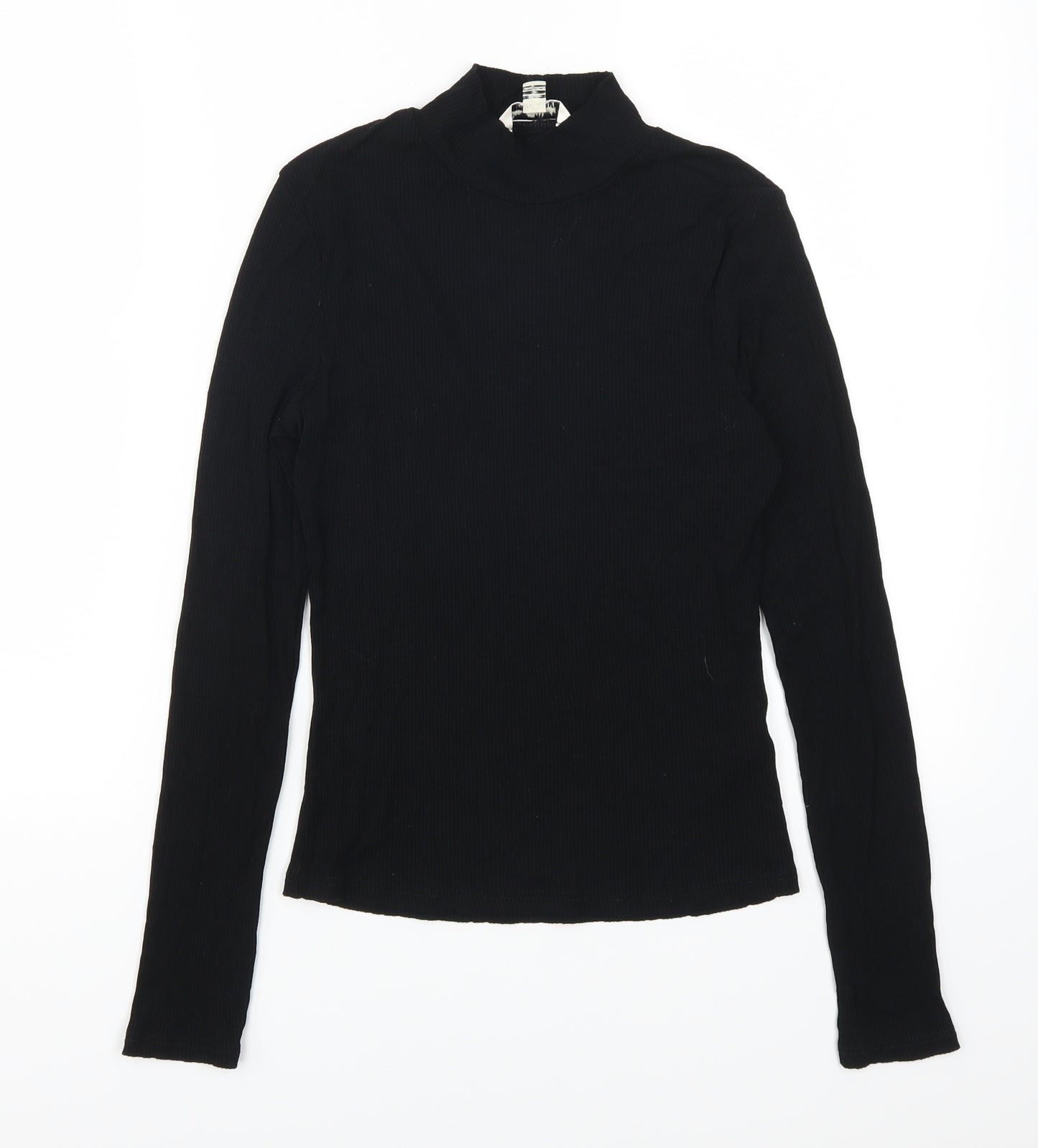 Miss Selfridge Womens Black   Basic T-Shirt Size 10