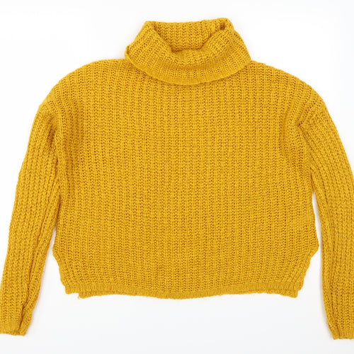 Primark Womens Yellow   Pullover Jumper Size 6