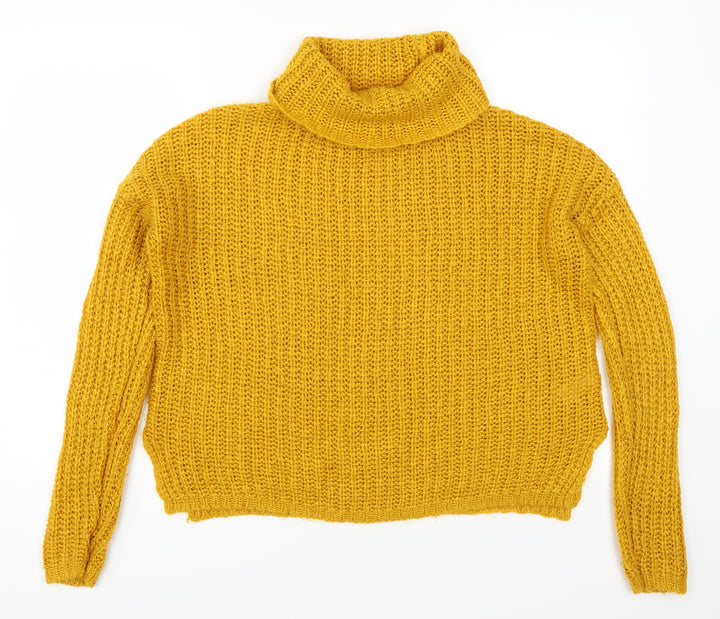 Primark Womens Yellow   Pullover Jumper Size 6