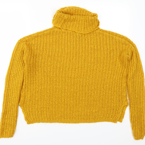 Primark Womens Yellow   Pullover Jumper Size 6