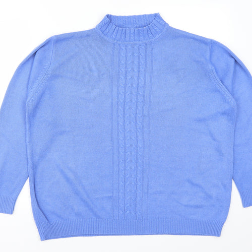 EWM Womens Blue   Pullover Jumper Size 22