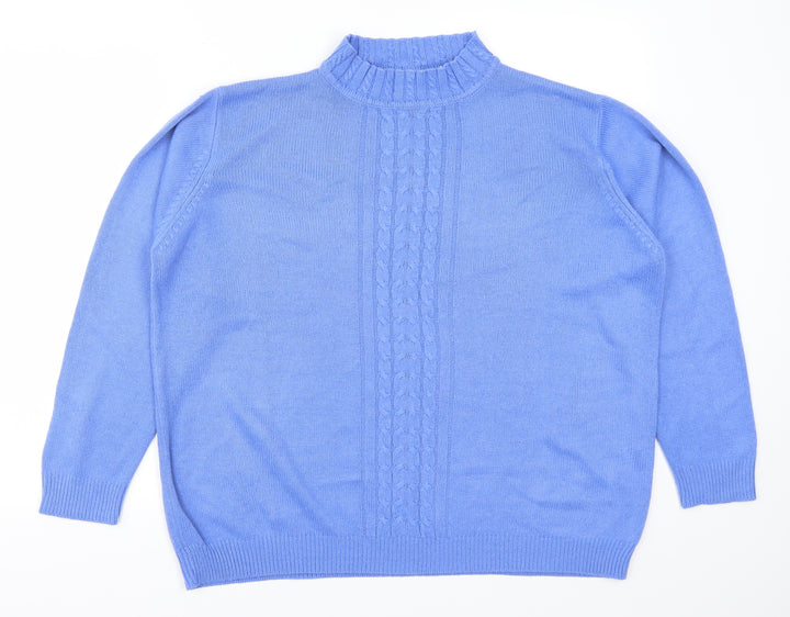 EWM Womens Blue   Pullover Jumper Size 22