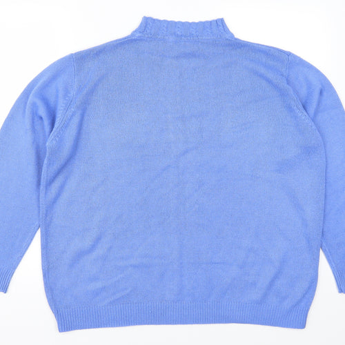 EWM Womens Blue   Pullover Jumper Size 22