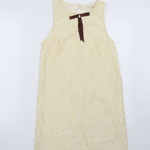 Miss Selfridge Womens Beige   A-Line  Size 10