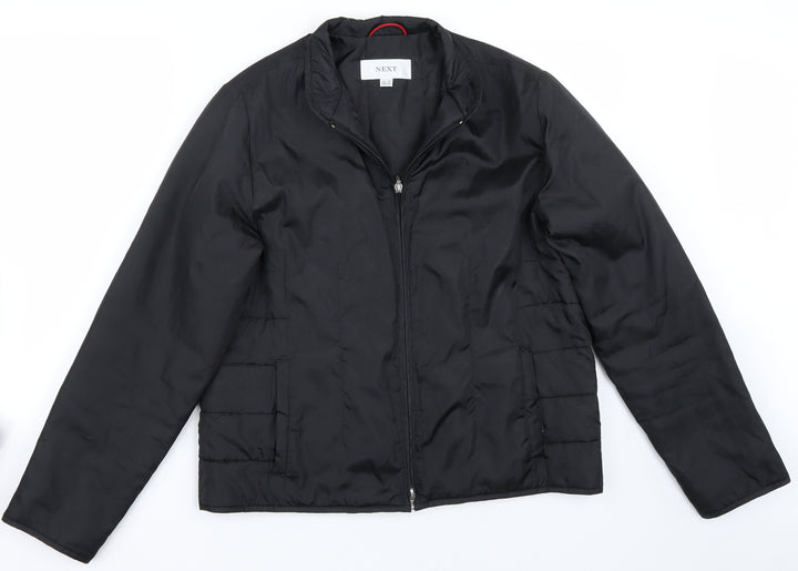 NEXT Womens Black   Jacket Coat Size 14