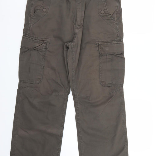 Preworn Mens Brown   Cargo Trousers Size 34 L30 in