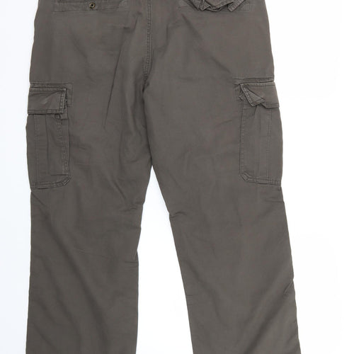 Preworn Mens Brown   Cargo Trousers Size 34 L30 in