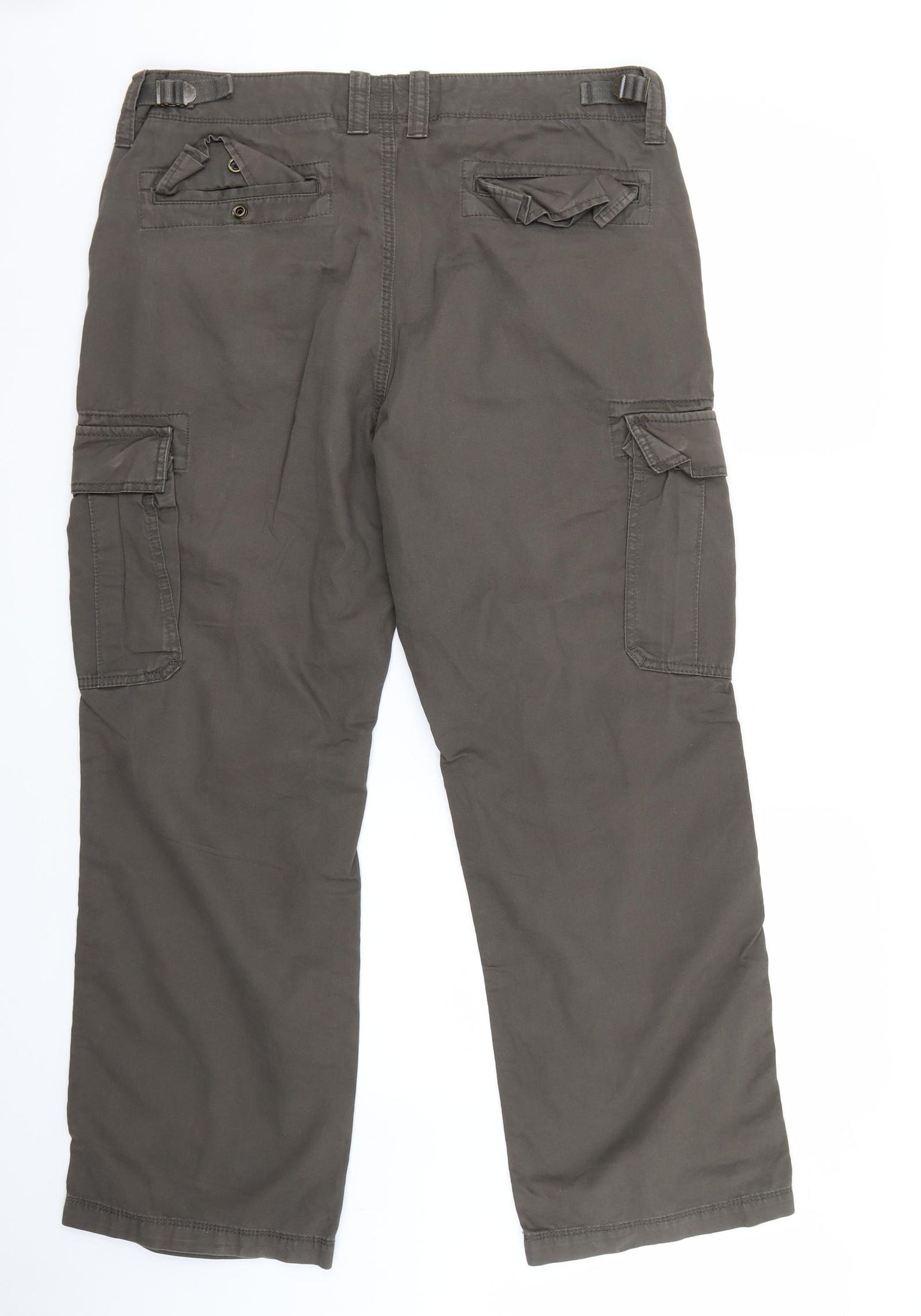 Preworn Mens Brown   Cargo Trousers Size 34 L30 in