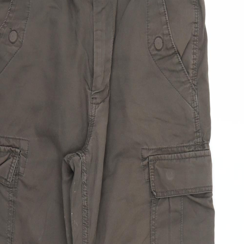 Preworn Mens Brown   Cargo Trousers Size 34 L30 in
