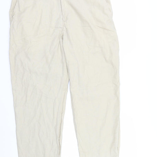 Marks and Spencer Womens Beige   Trousers  Size 36 L29 in