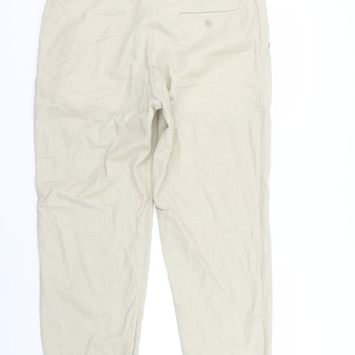Marks and Spencer Womens Beige   Trousers  Size 36 L29 in