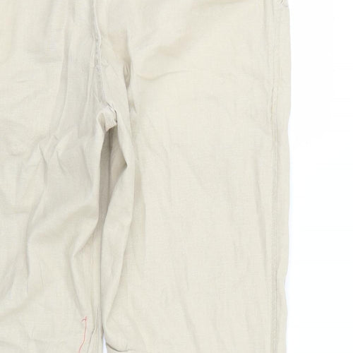Marks and Spencer Womens Beige   Trousers  Size 36 L29 in
