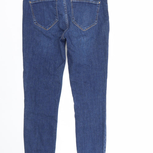 Riverisland Womens Blue   Straight Jeans Size 10 L25 in