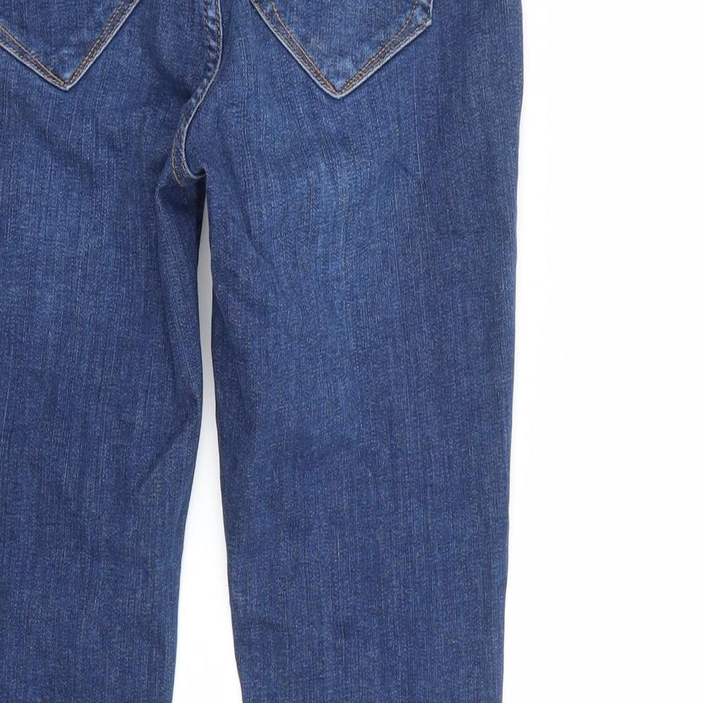 Riverisland Womens Blue   Straight Jeans Size 10 L25 in