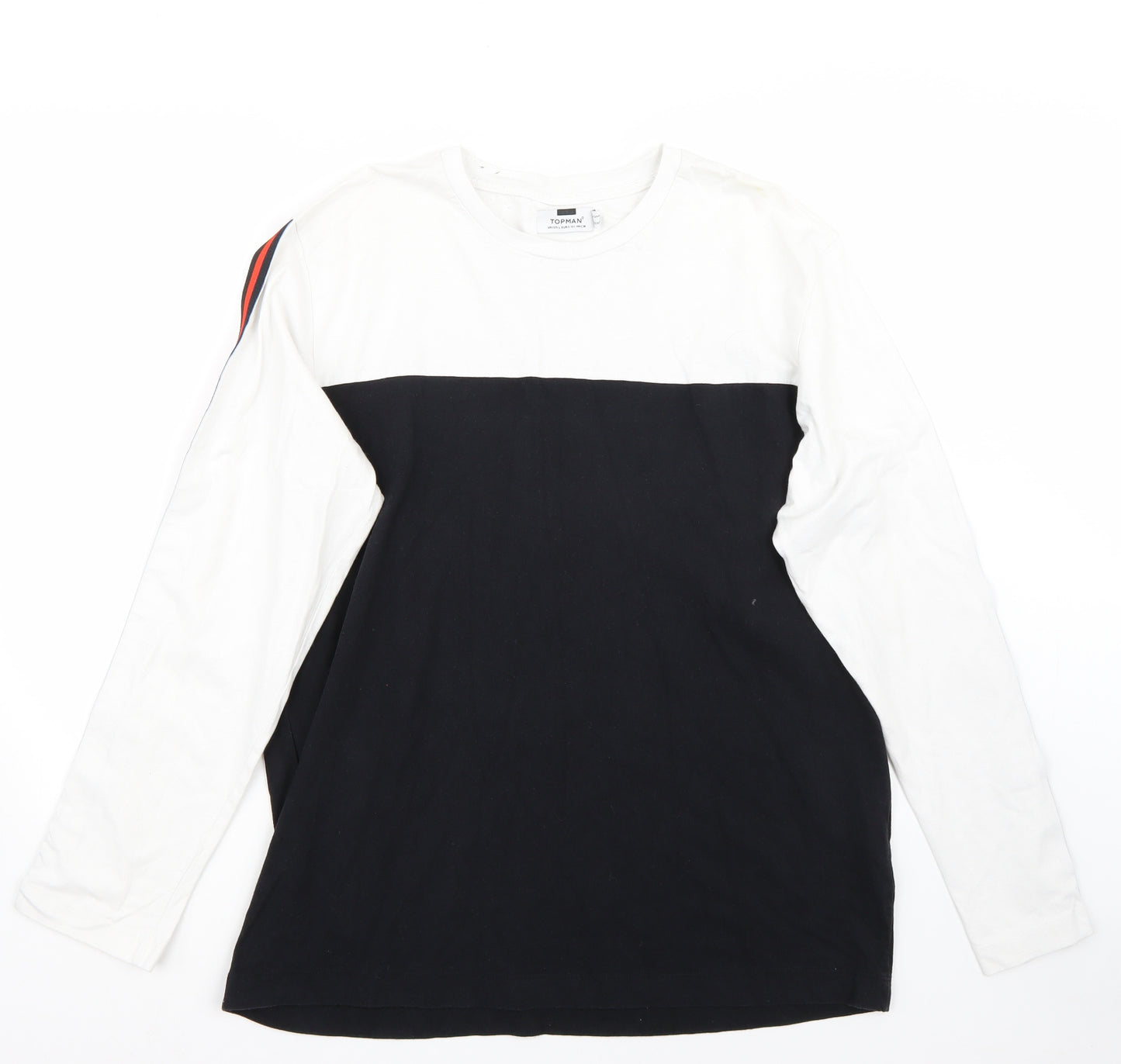Topshop Mens White    T-Shirt Size L