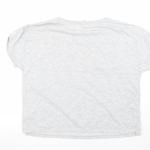 Wonder Woman Womens Grey   Basic T-Shirt Size 14