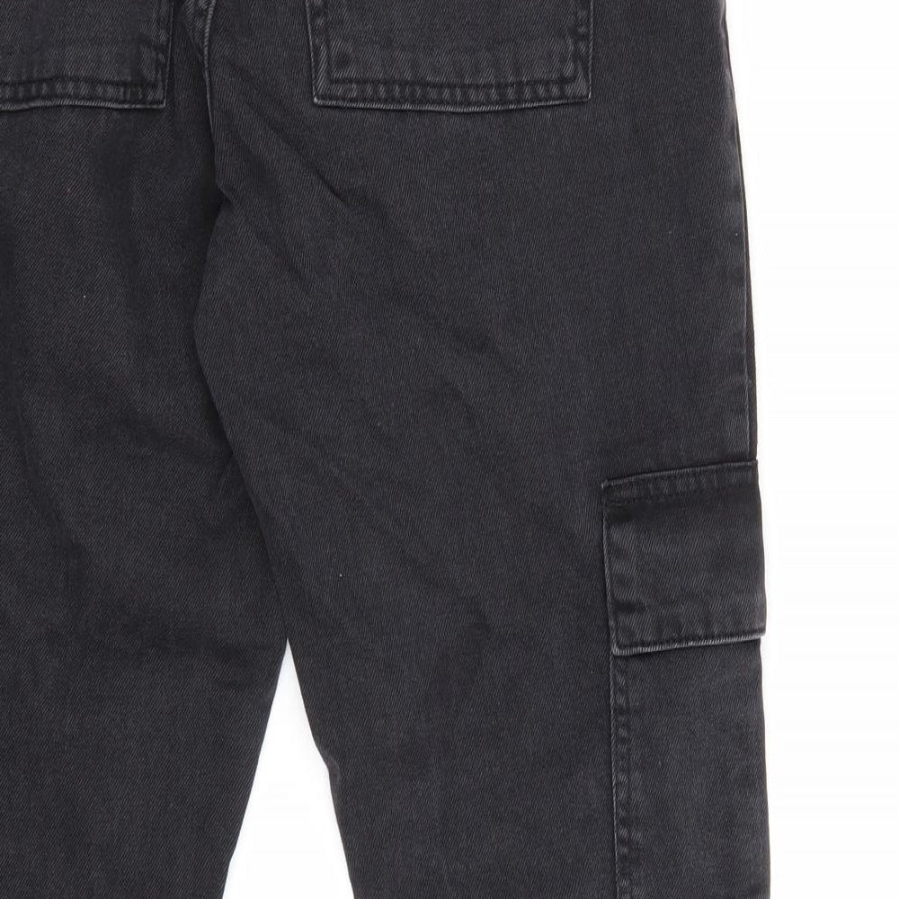 Denim & Co. Womens Black   Straight Jeans Size 10 L26 in