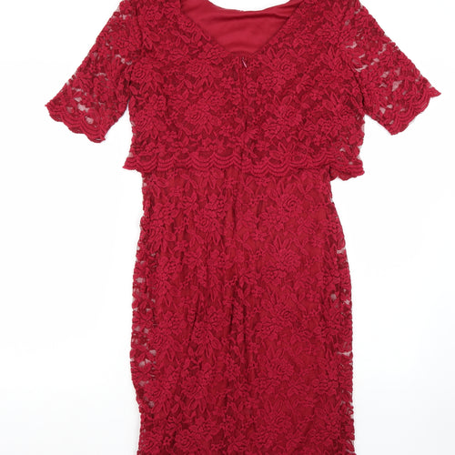Preworn Womens Red   A-Line  Size 12