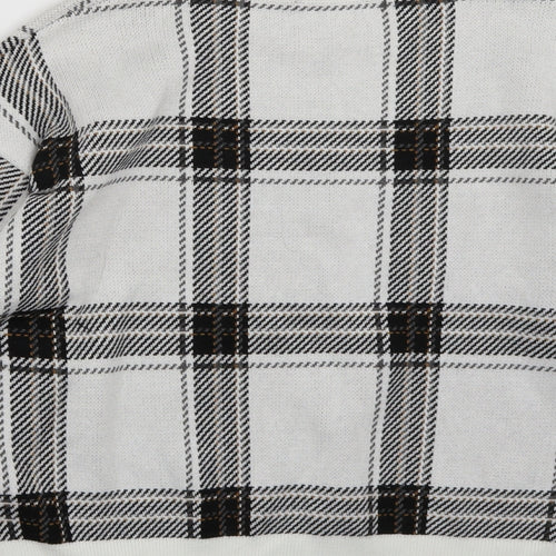 Newlook Womens White Check  Pullover Jumper Size M