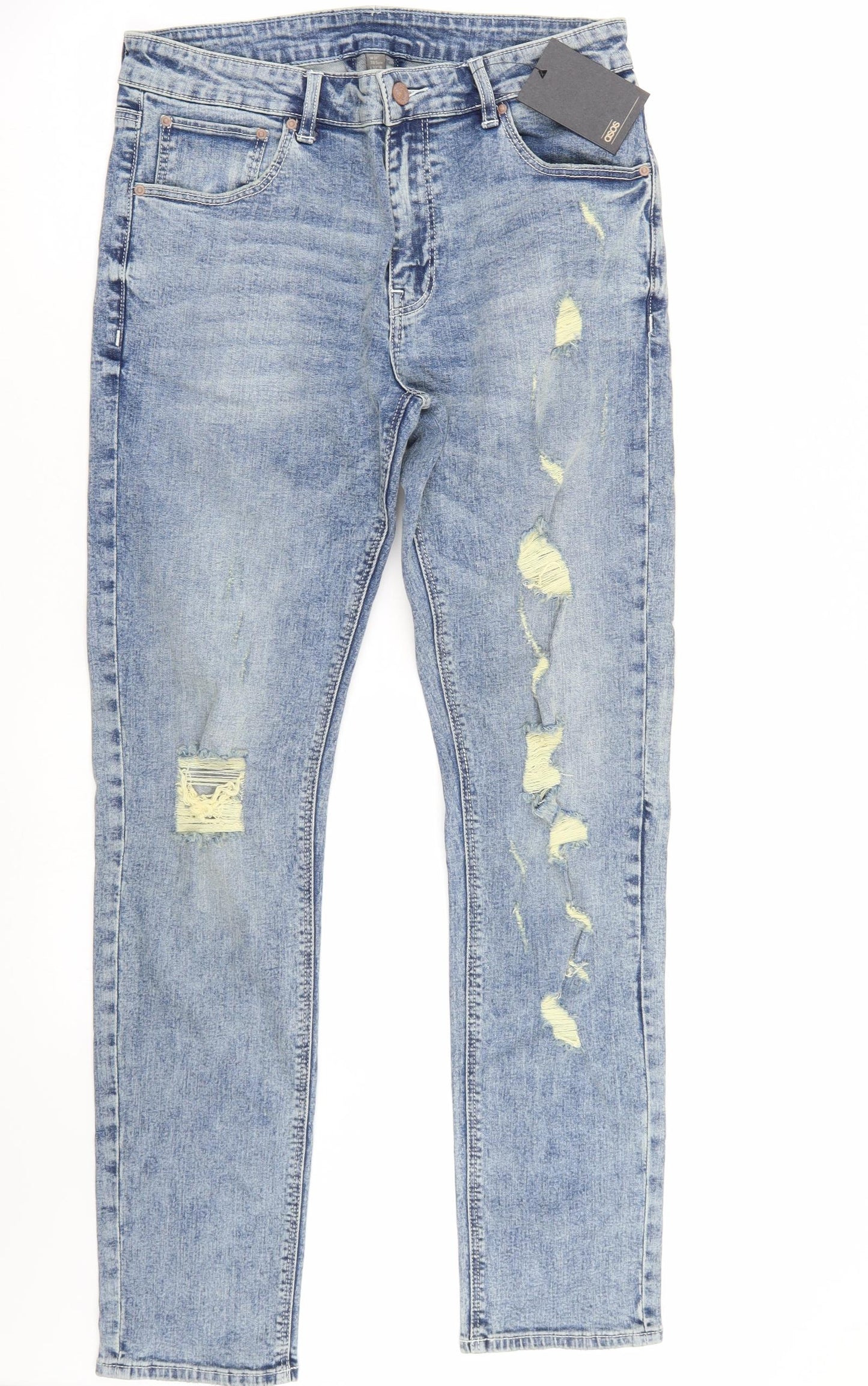 ASOS Mens Blue   Straight Jeans Size 31 L32 in