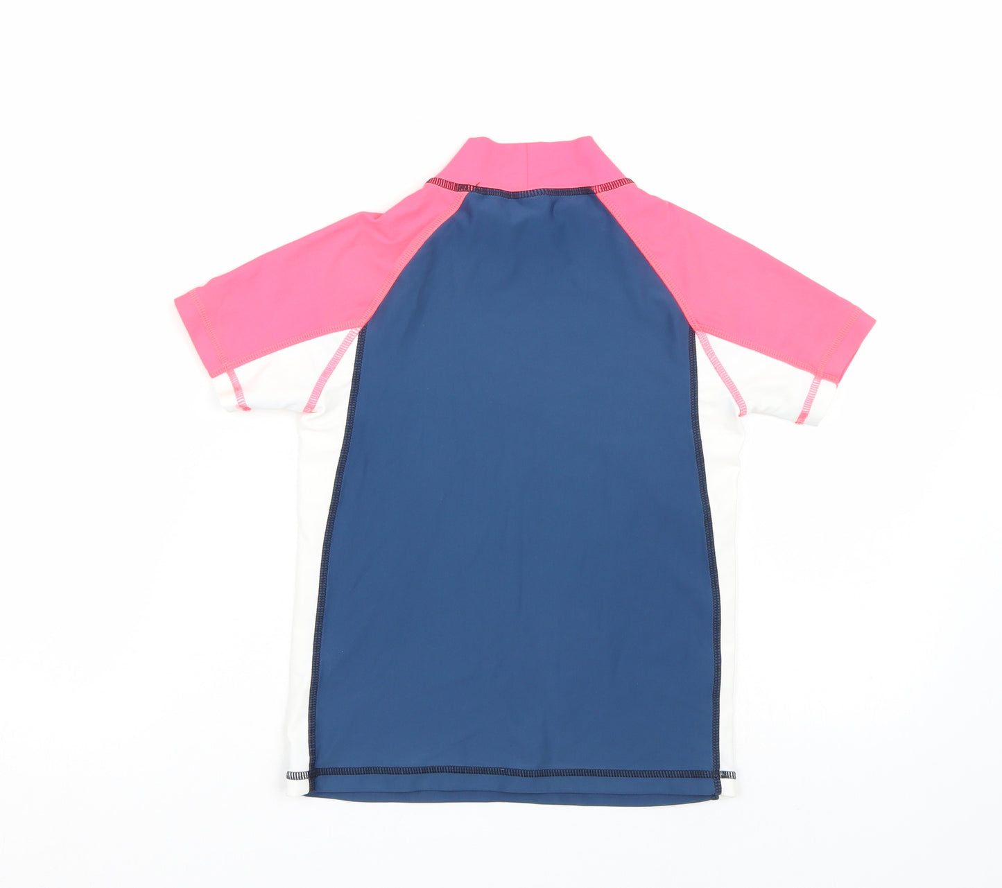 NEXT Girls Blue   Basic T-Shirt Size 7 Years  - Rashvest