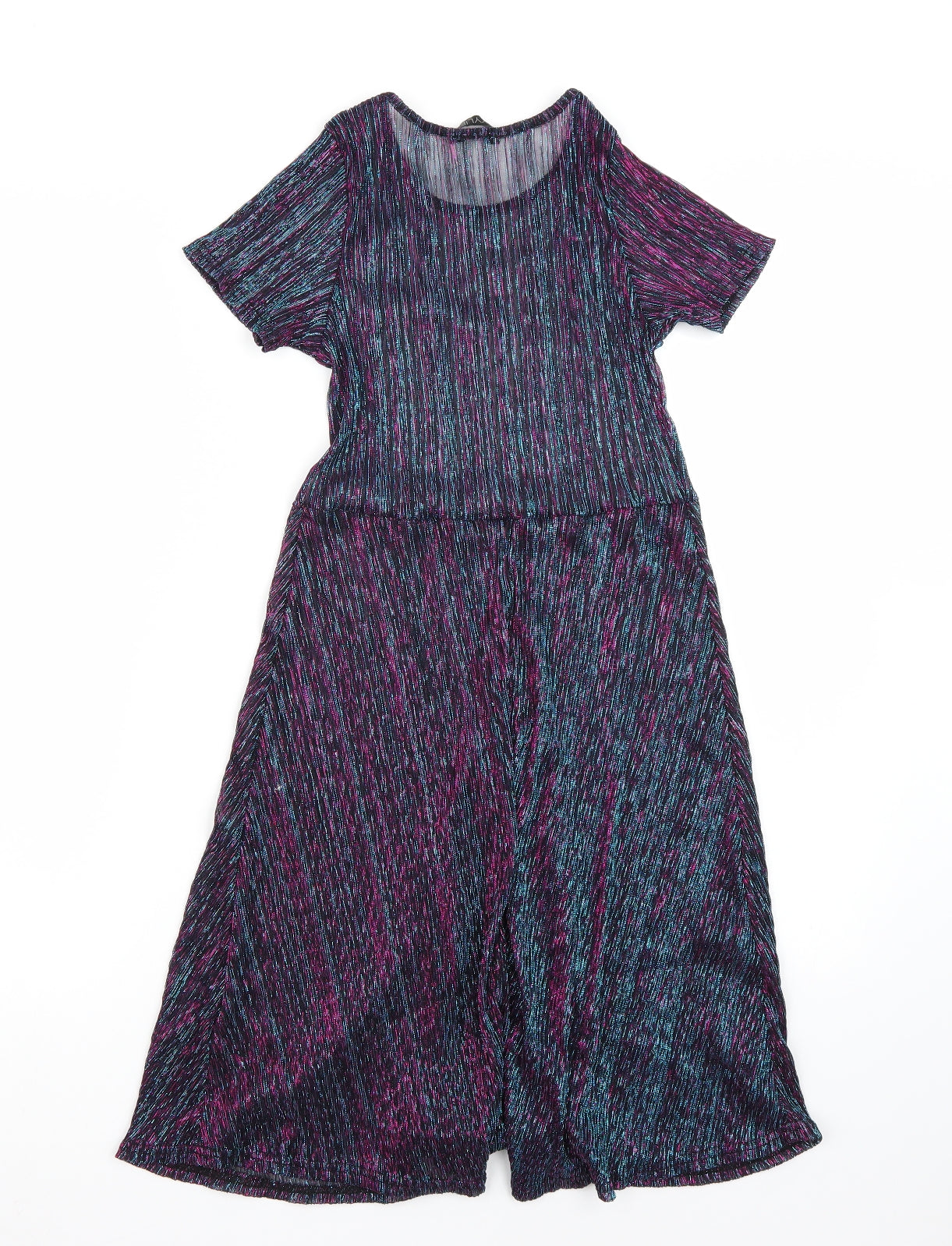 M&Co Girls Purple   A-Line  Size 13 Years