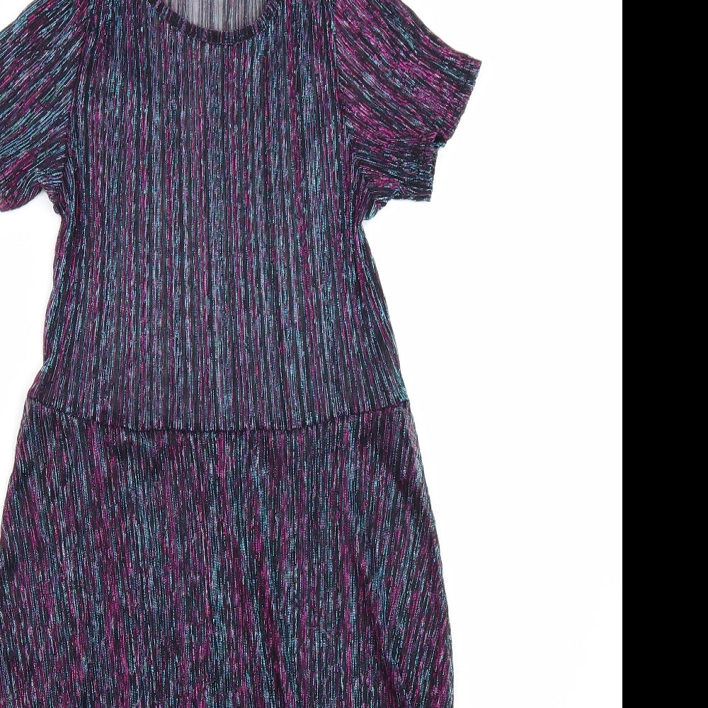 M&Co Girls Purple   A-Line  Size 13 Years