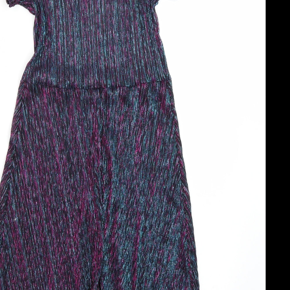 M&Co Girls Purple   A-Line  Size 13 Years