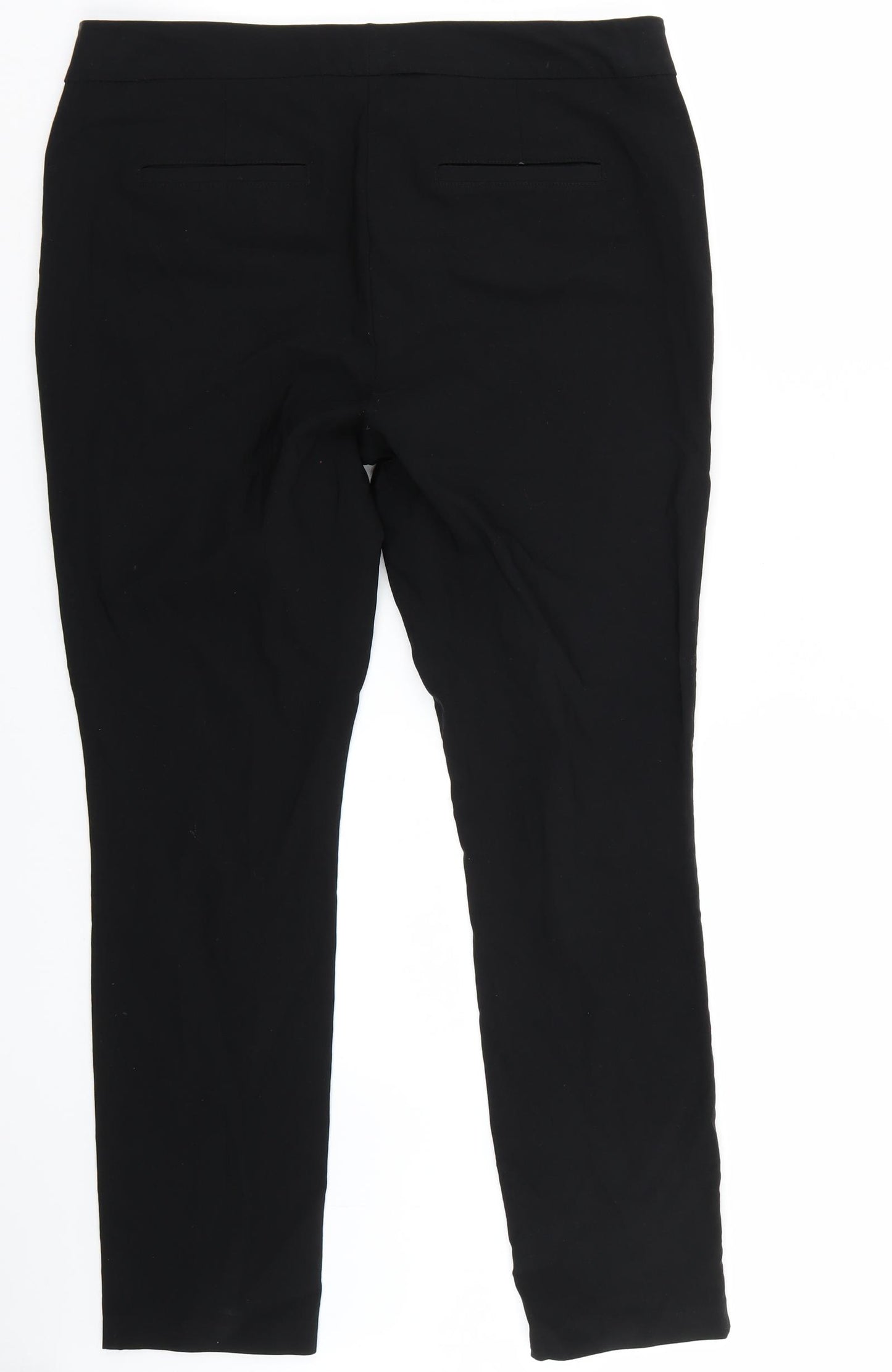 Papaya Womens Black   Trousers  Size 16 L28 in