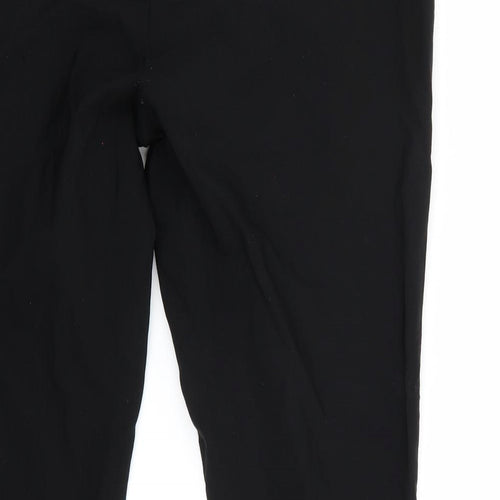Papaya Womens Black   Trousers  Size 16 L28 in