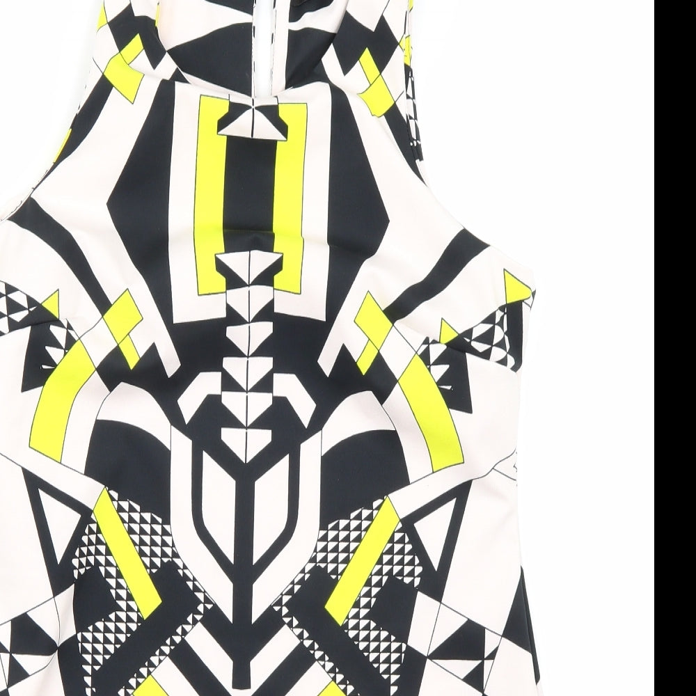 Primark Womens Pink Geometric  A-Line  Size 20
