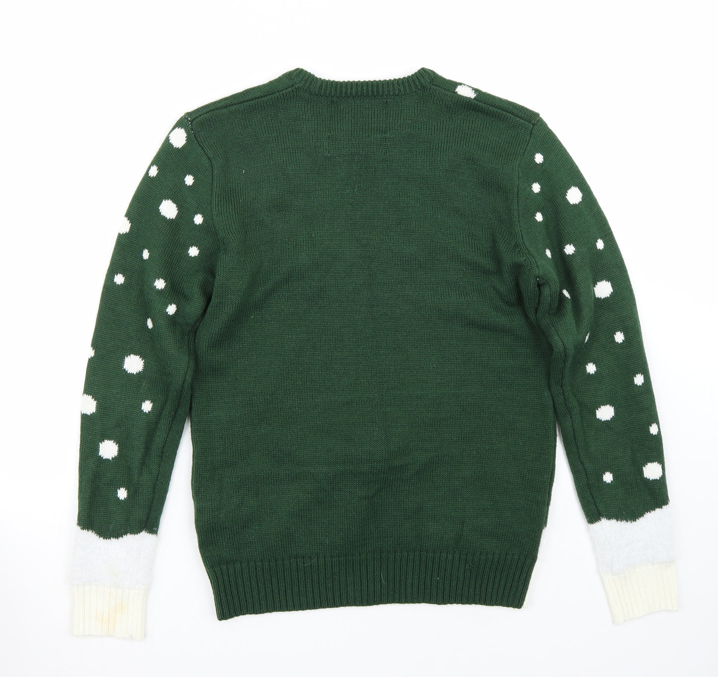 Cedar Wood State Mens Green   Pullover Jumper Size S  - Christmas  Jumper