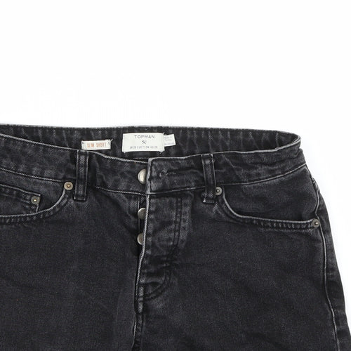 Topman Mens Black   Bermuda Shorts Size 28