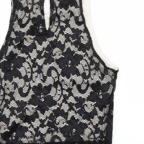 Newlook Womens Black   Cropped Tank Size 8