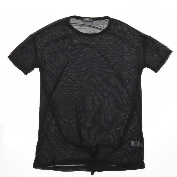 Missguided Womens Black   Basic T-Shirt Size 8