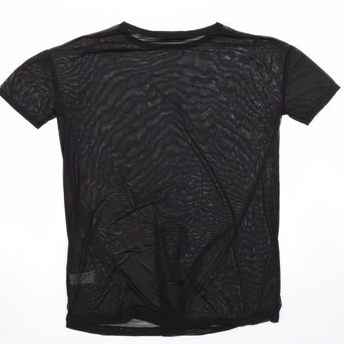 Missguided Womens Black   Basic T-Shirt Size 8