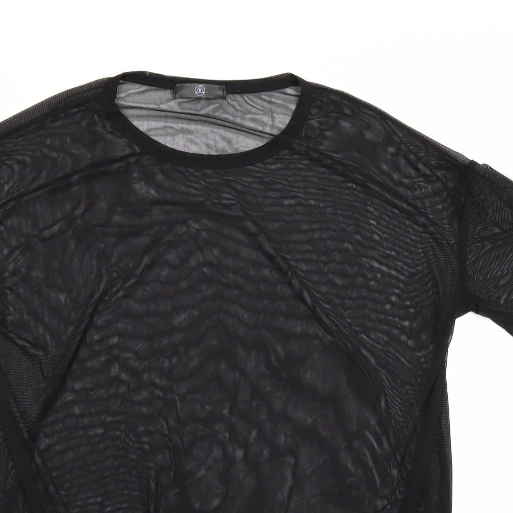 Missguided Womens Black   Basic T-Shirt Size 8
