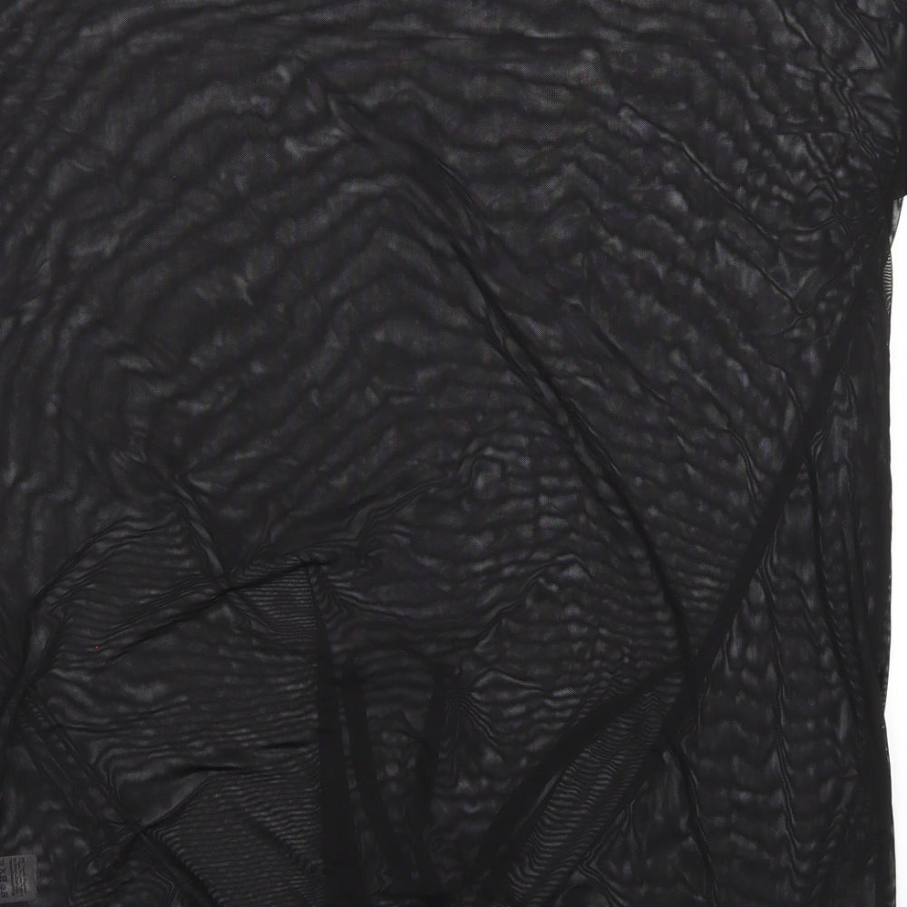 Missguided Womens Black   Basic T-Shirt Size 8