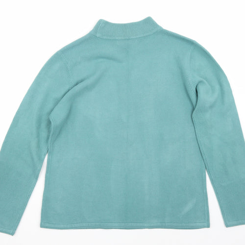 BM Womens Green   Pullover Jumper Size M