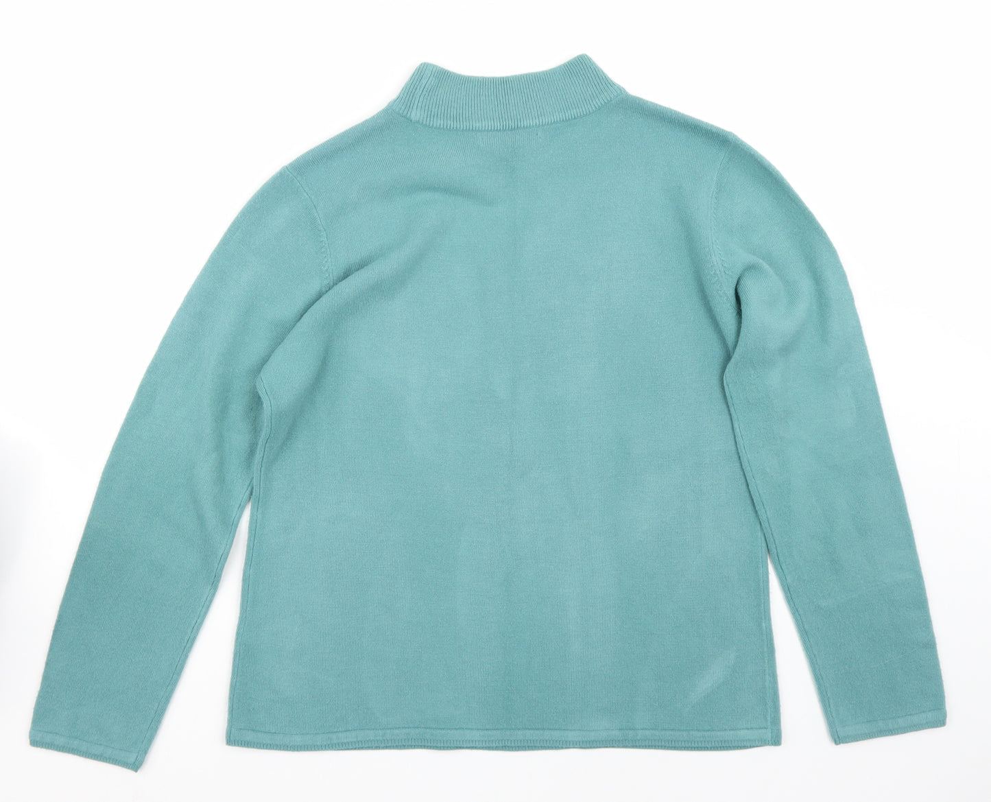 BM Womens Green   Pullover Jumper Size M