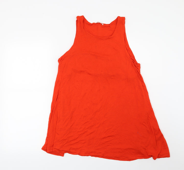 H&M Womens Red   Basic Blouse Size S