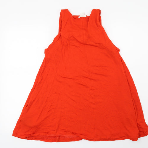 H&M Womens Red   Basic Blouse Size S