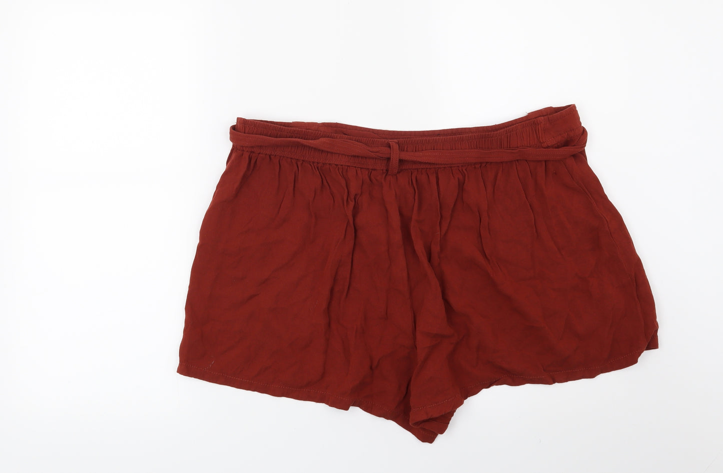 New Look Womens Orange   Hot Pants Shorts Size 18