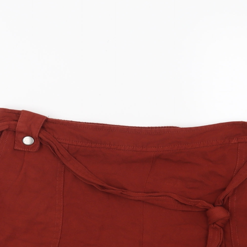 New Look Womens Orange   Hot Pants Shorts Size 18