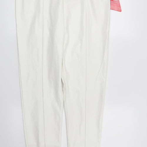 AX Paris Womens White   Trousers  Size 16 L28 in