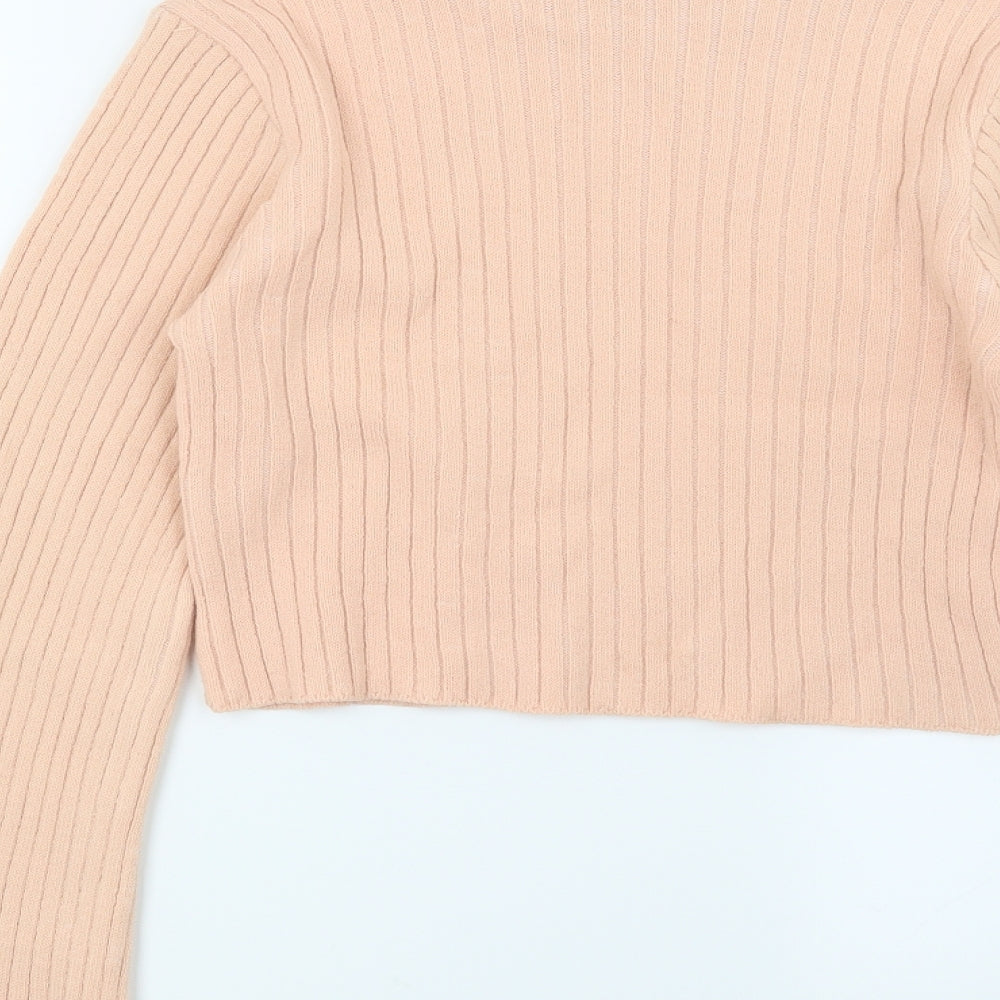 Missguided Womens Pink   Pullover Jumper Size 8